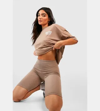 Seamless Contour Ribbed Sculpt Cycling Shorts