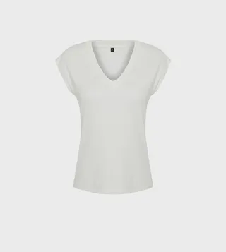 Solid V-Neck Top