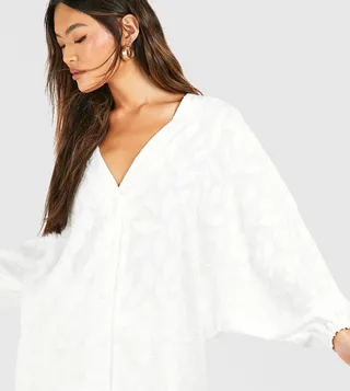 Textured Volume Sleeves Top
