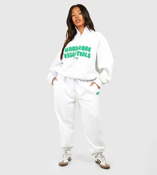 Wardrobe Essentials Puff Print Tracksuit Set
