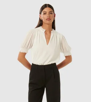 SABINA Puff Sleeves Top