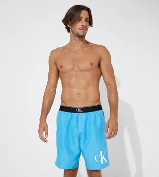 Logo Waistband Swim Shorts