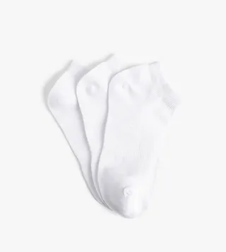 Pack of 3 Solid Ankle Socks