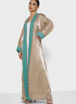 Embellished Detail Abaya
