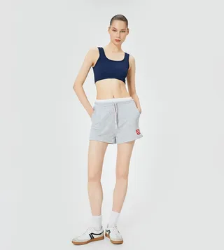 Drawstring Waist Shorts