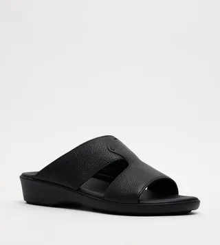 Textured Open Toe Arabic Sandals