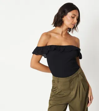 Bordered Frill Top