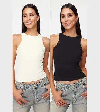 Pack of 2 Sleeveless Tank Tops