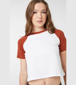 Basic Boxy Raglan T-Shirt