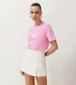 Printed Crew Neck T-Shirt