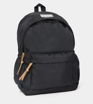 Solid Pocket Detail Backpack
