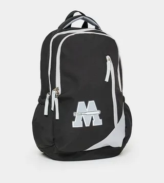 M Print Contrast Detail Backpack