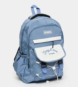 Front Toggle Detail Backpack with Pockets