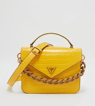 Retour Logo Detailed and Textured Satchel