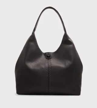 ROCKER Textured Shoulder Bag