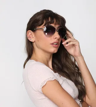 Goviator Di Aviator Plait Arm Sun - Black