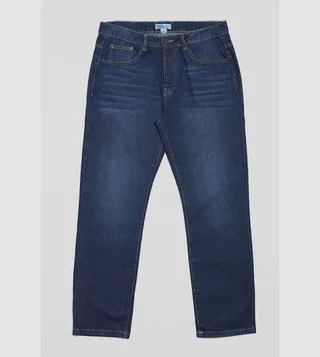 Dark Wash Straight Fit Jeans