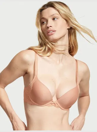 Smooth Push-Up Bra with Lace