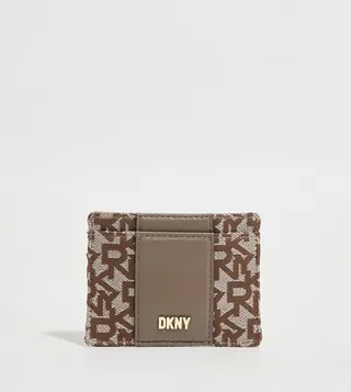 QUINCY Monogram Patterned Card Holder
