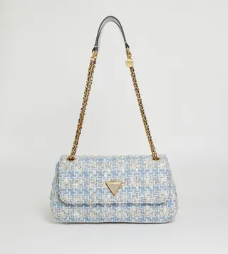 GIULLY Tweed Convertible Crossbody Bag