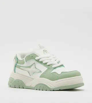 Aero Women's Color Block Chunky Sneakers