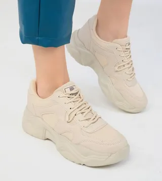 Round Toe Chunky Sneakers