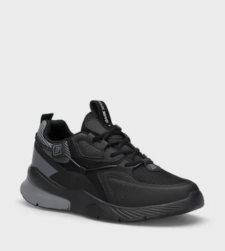 Contrast Detail Lace Up Shoes