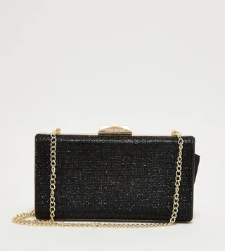 BCAPSOL Stone Embellished Clutch with Sling
