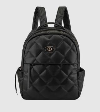 RAINEY Quilted Zip-Around Backpack