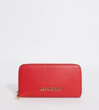 Logo Detail Zip-Around Long Wallet
