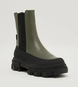 High-Top Chunky Chelsea Boots