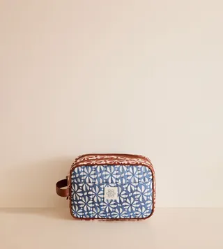 Printed Padded Toiletry Pouch