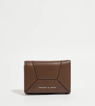 Nasrin Textured Three-Fold Wallet