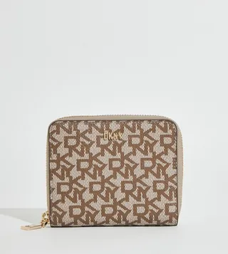 BRYANT Monogram Zip-Around Mini Wallet