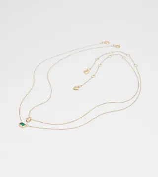 GEAN Pack of 2 Necklaces with Pendent