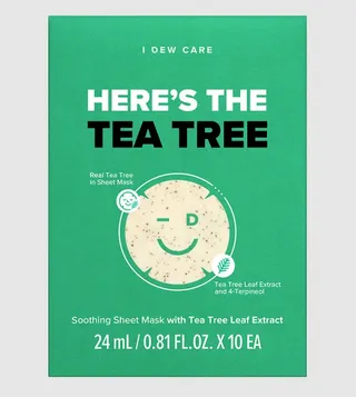Here's The Tea Tree Sheet Mask, 24ml x 10 Each