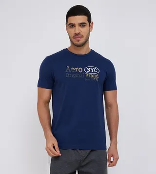 AERO Printed Crew Neck T-Shirt