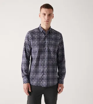 Printed Long Sleeves Shirt