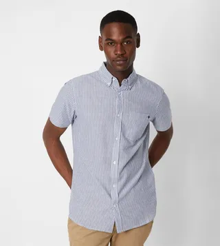 Striped Short Sleeves Shirt