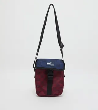 Logo Detailed Collegiate Crossbody Bag