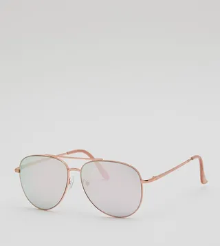 Aero Girls Colored Lens Aviator Sunglasses