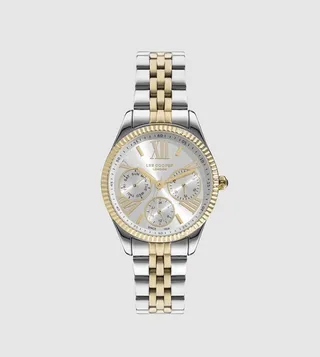 Multifunction Silver Dial Watch