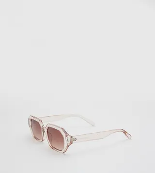Aero Rectangle Full Rim Sunglasses