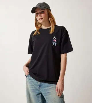 Embroidered Short Sleeves T-Shirt