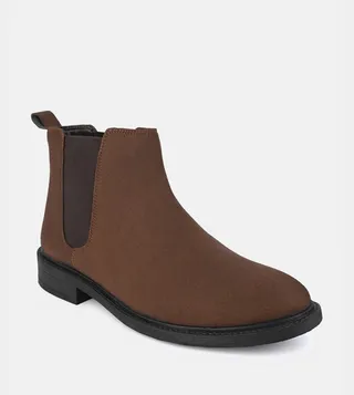 Micro Suede Chelsea Boots