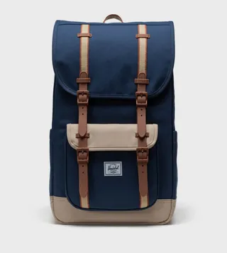 Little America Color Block Flap Backpack