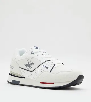 Logo Detail Lace-Up Sneakers