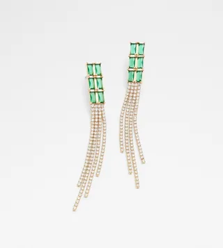 TULASNE Embellished Drop Earrings
