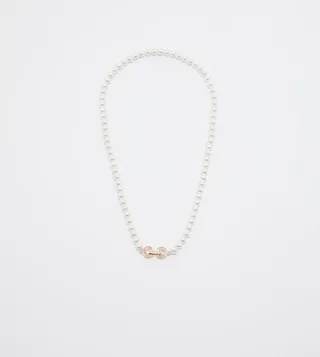 GELAINE Embellished Gold-Tone Necklace