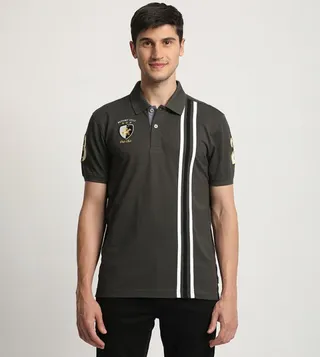 Logo Detail Short Sleeves Polo T-Shirt